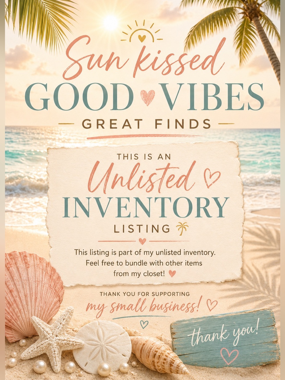 🌊UNLISTED INVENTORY🌊